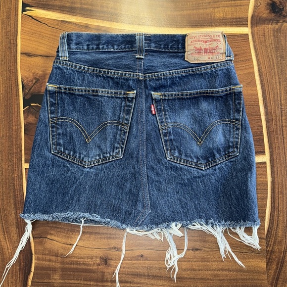 Levi’s Repurposed Denim Skirt. - Picture 3 of 5